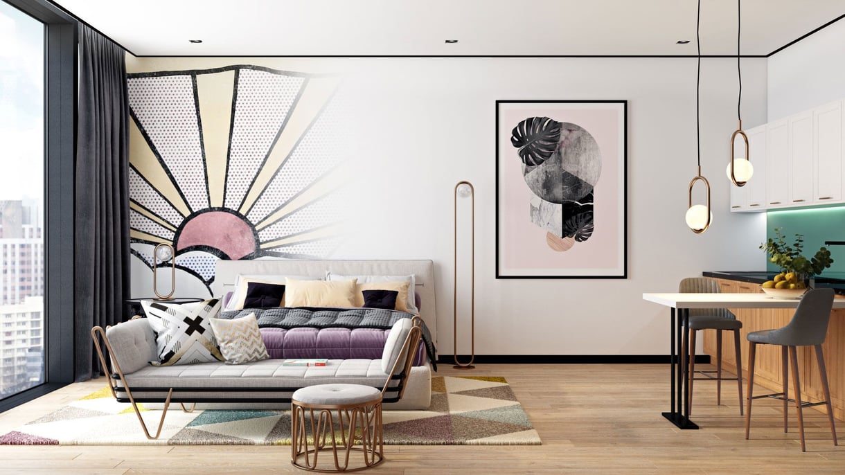 3D Furniture Rendering Services for a Product Imagery Static 3D Rendering Service for a Modern Furniture Collection Promo
