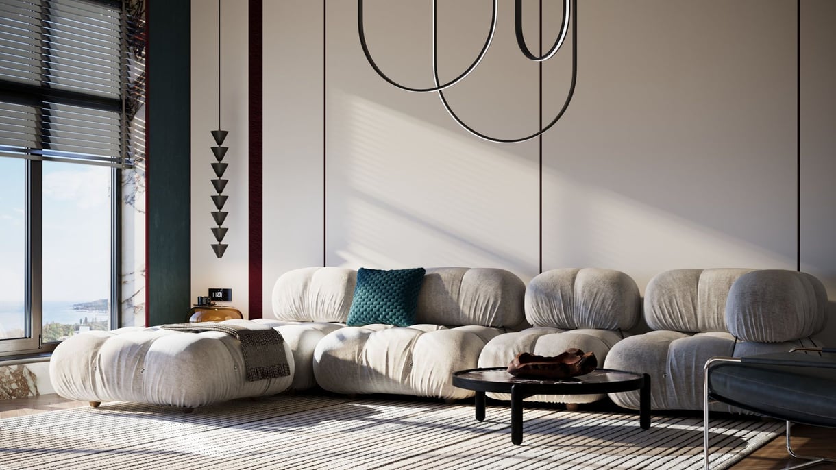 What is 3D Modeling: Soft Grey Corner Sofa 3D Model for Soft Grey Corner Sofa