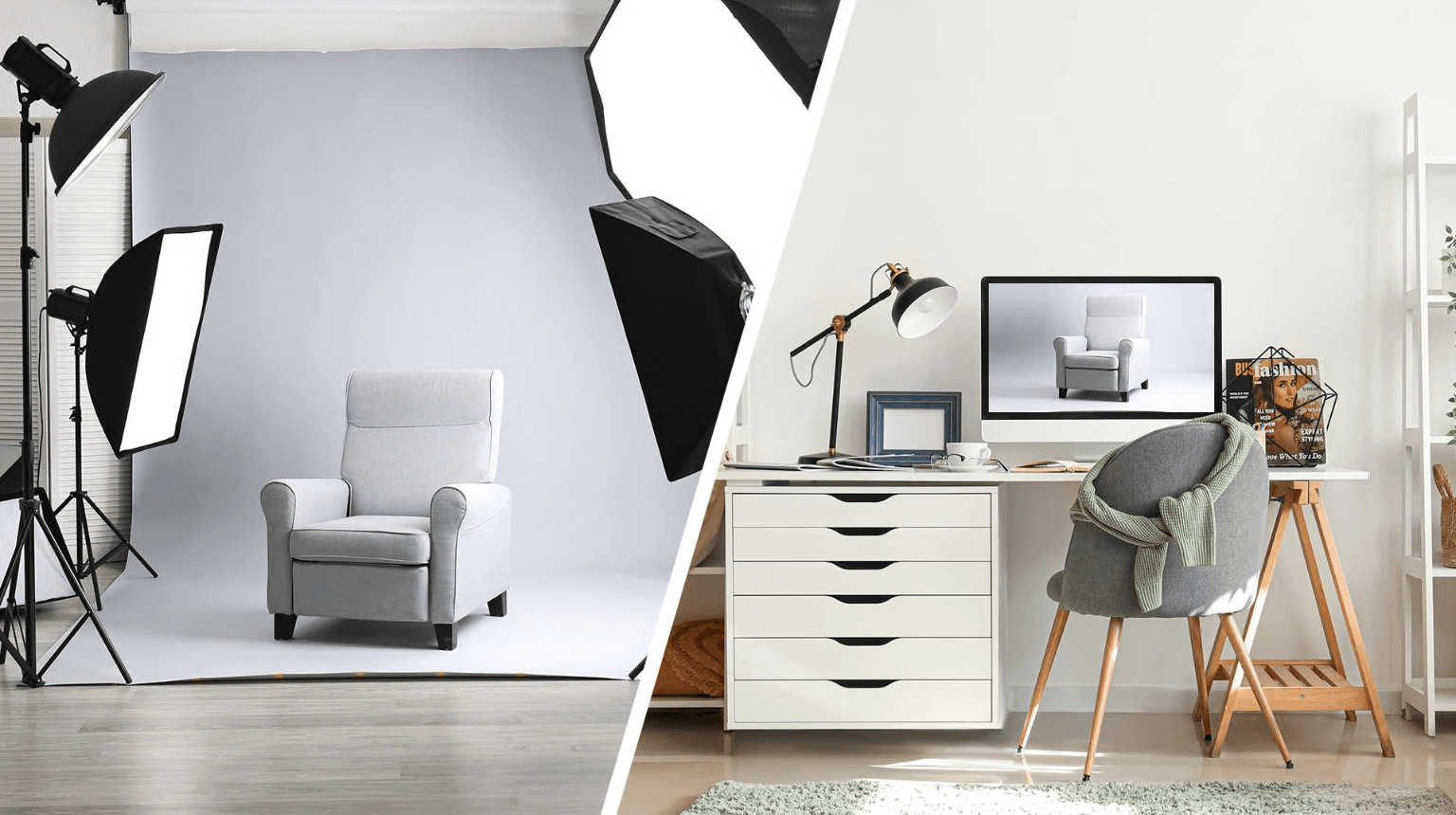 Launching Furniture Before Manufacturing Photorealistic furniture rendering matched to material samples and production spec