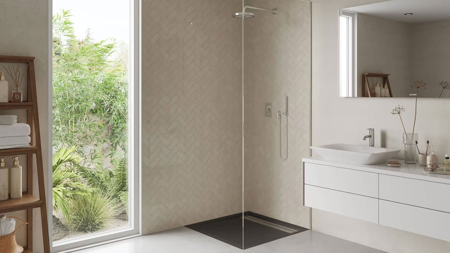 Carea Groupe sink and bathroom 3D rendering